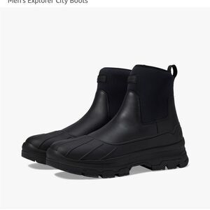 HUNTER Men’s City Explorer Boots Short, Black, Size 9, NWOT